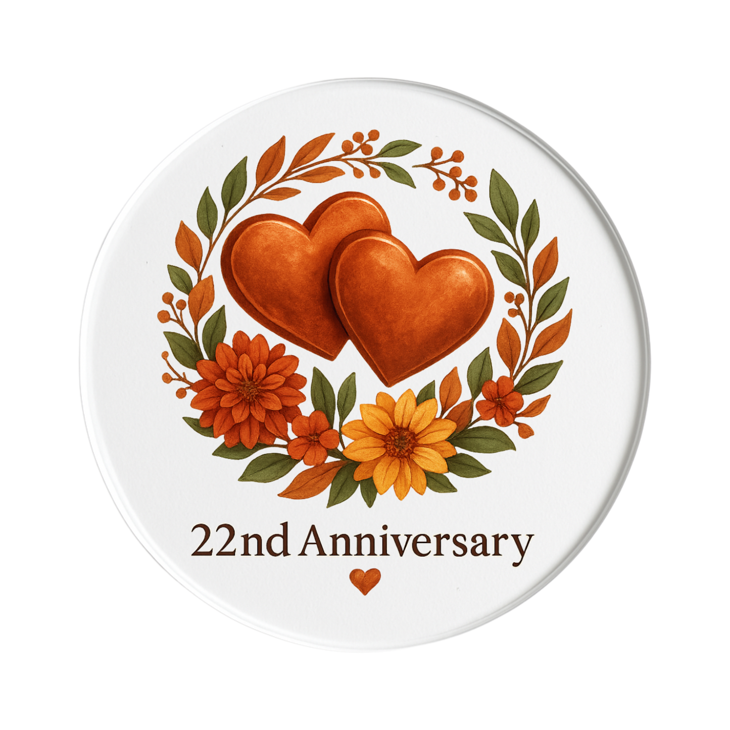 22nd Wedding Anniversary, Copper