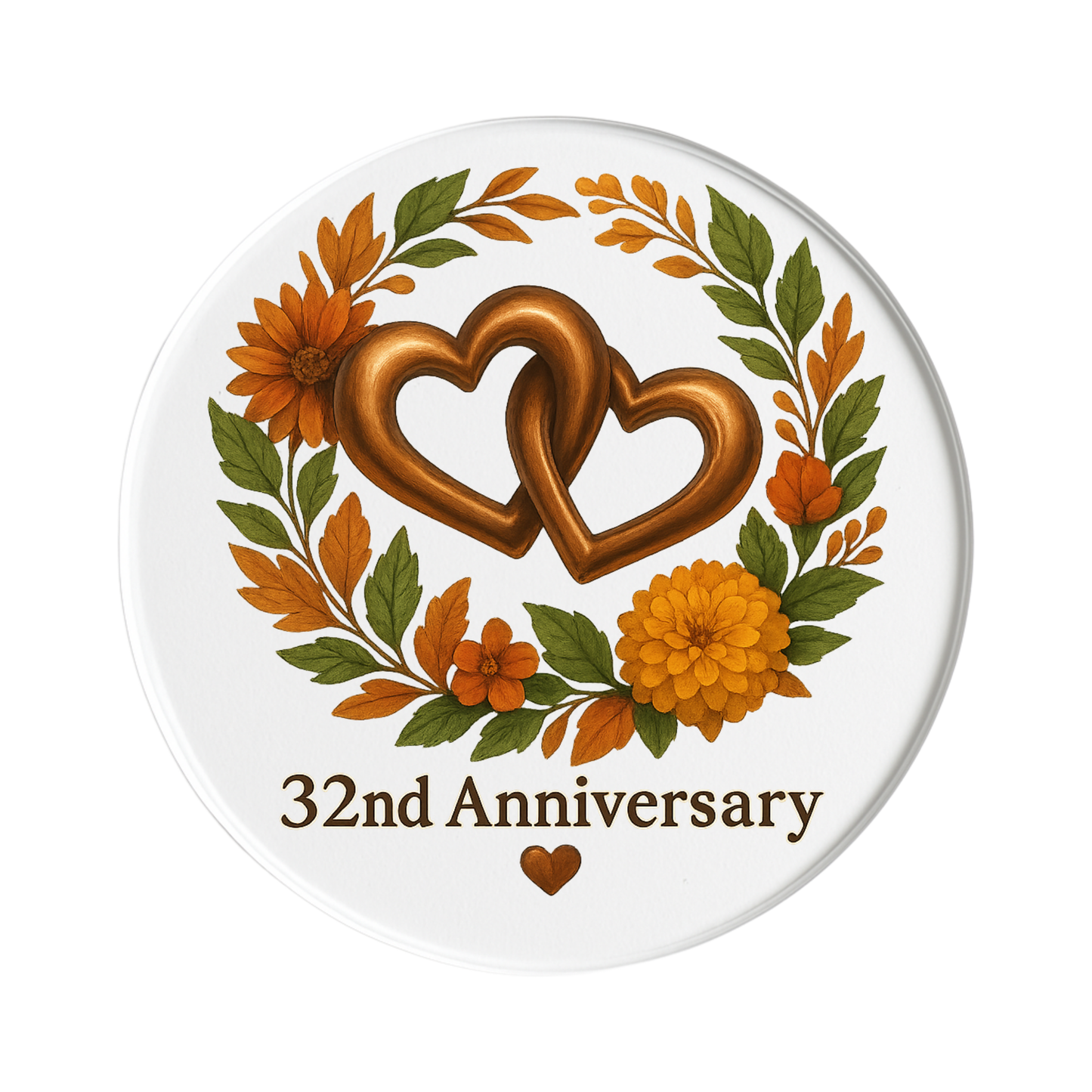 32nd Wedding Anniversary, Bronze