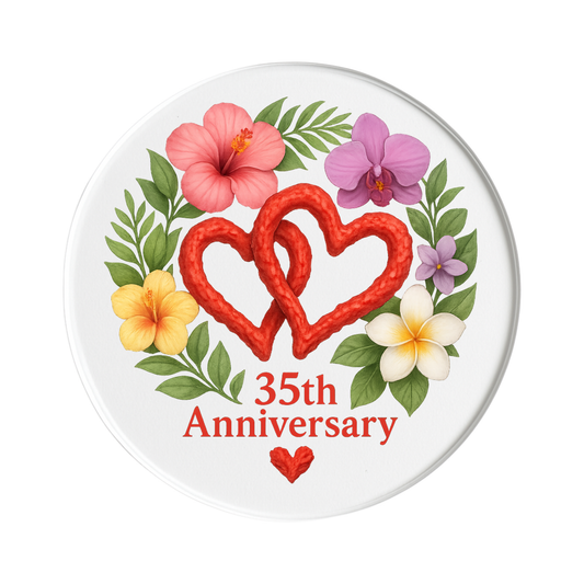 35th Wedding Anniversary, Coral Jade