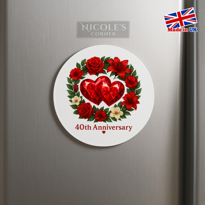 40th Wedding Anniversary, Ruby Jubilee